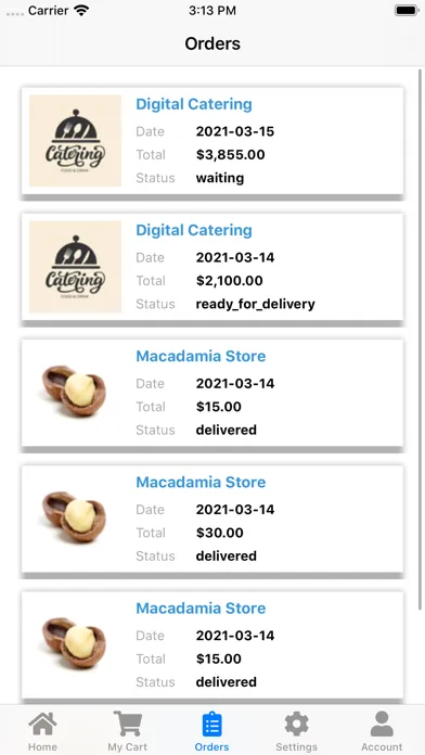 Capturas de pantalla de One Day Ecommerce