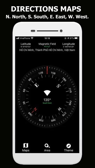 Compass Maps - Digital Compass سکرین شاٹس