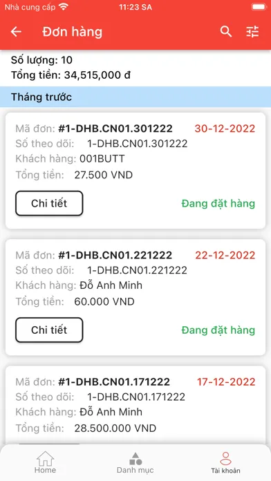 Zrzuty ekranu ONE DMS GHI ĐƠN