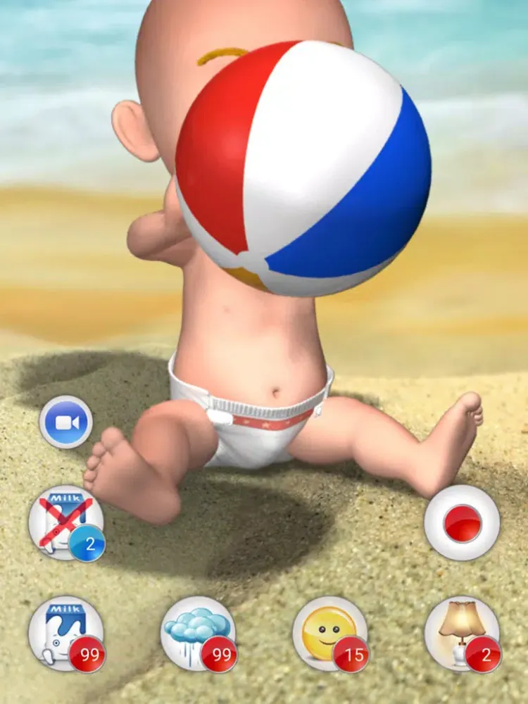 Скриншоты My Baby (Holiday On The Beach & Virtual Kid) iPad 