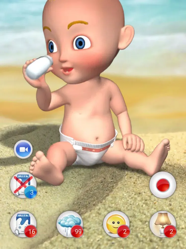 Скриншоты My Baby (Holiday On The Beach & Virtual Kid) iPad 