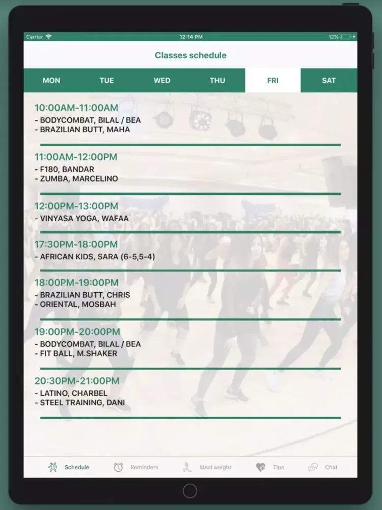 180 Fitness & Spa iPad  Ekran Görüntüleri