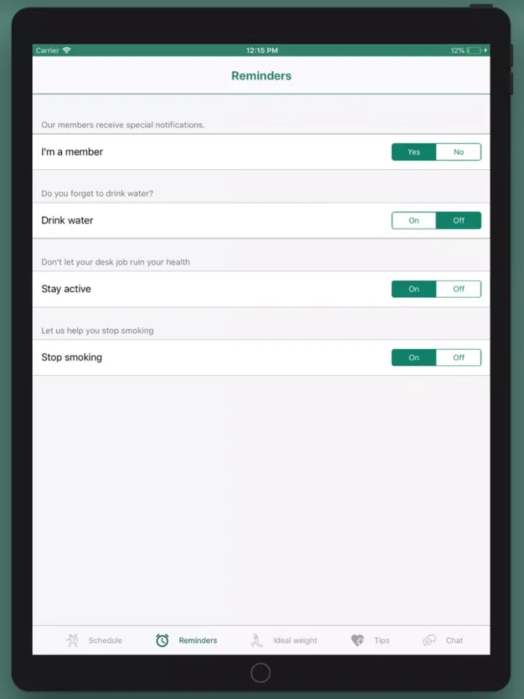180 Fitness & Spa iPad  Ekran Görüntüleri