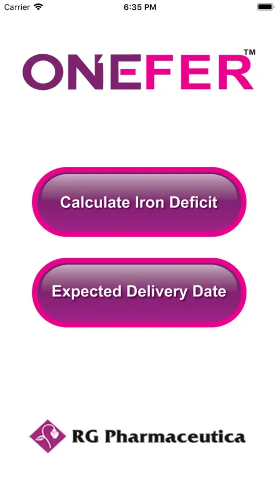 Onefer Iron Deficit & EDD স্ক্রিনশট