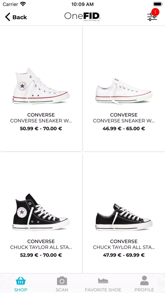OneFID Shop 스크린샷