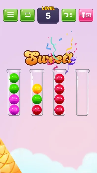 Capturas de tela do Color Ball Puzzle - Ball Sort