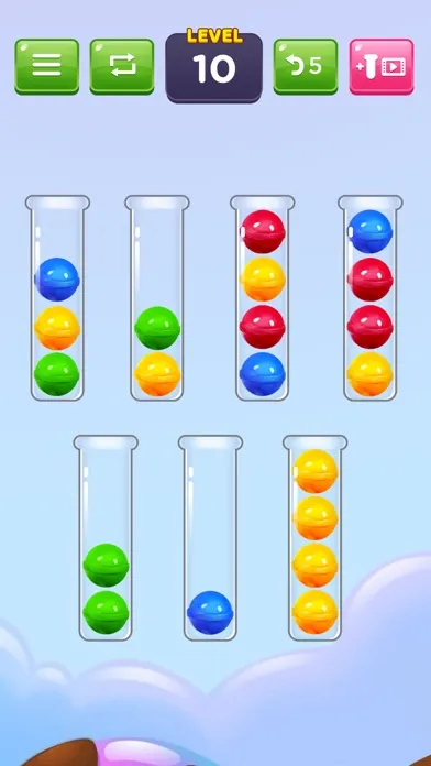 Capturas de tela do Color Ball Puzzle - Ball Sort