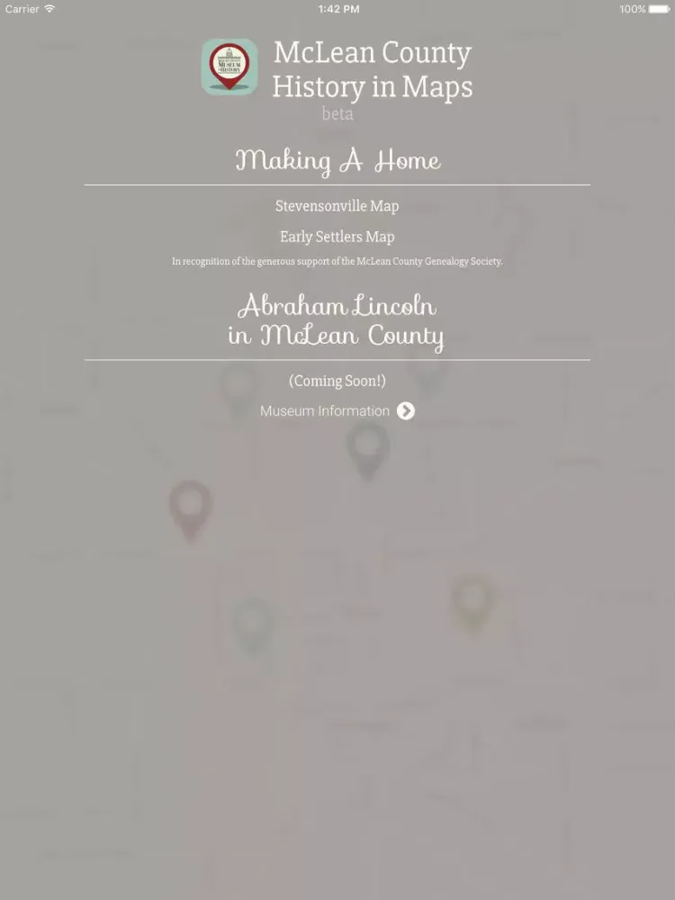 McLean County History in Maps iPad  سکرین شاٹس