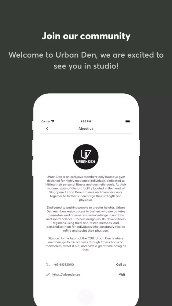 Urban Den سکرین شاٹس