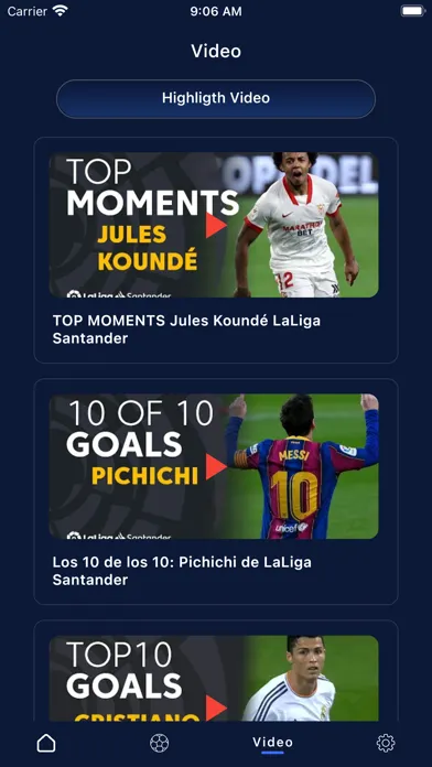 Captures d'écran de OneFootball Live Matches