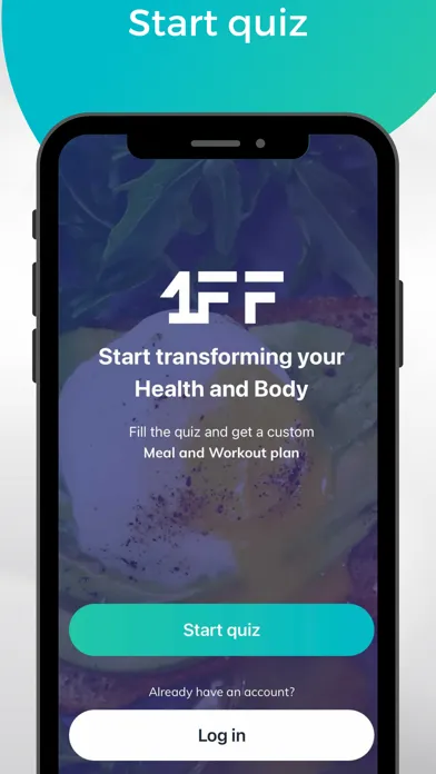 1FF: Meal Plans & Workouts Ekran Görüntüleri