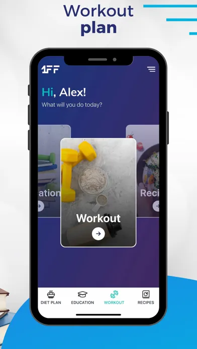 1FF: Meal Plans & Workouts Ekran Görüntüleri