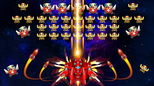 Capturas de tela do Galaxy Attack: Chicken Shooter