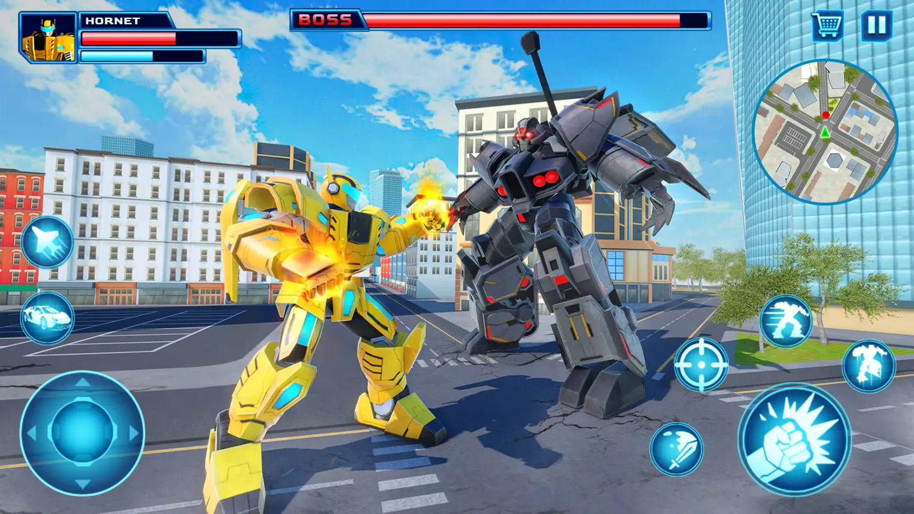 Robot Car Transform Fight Game應用截圖