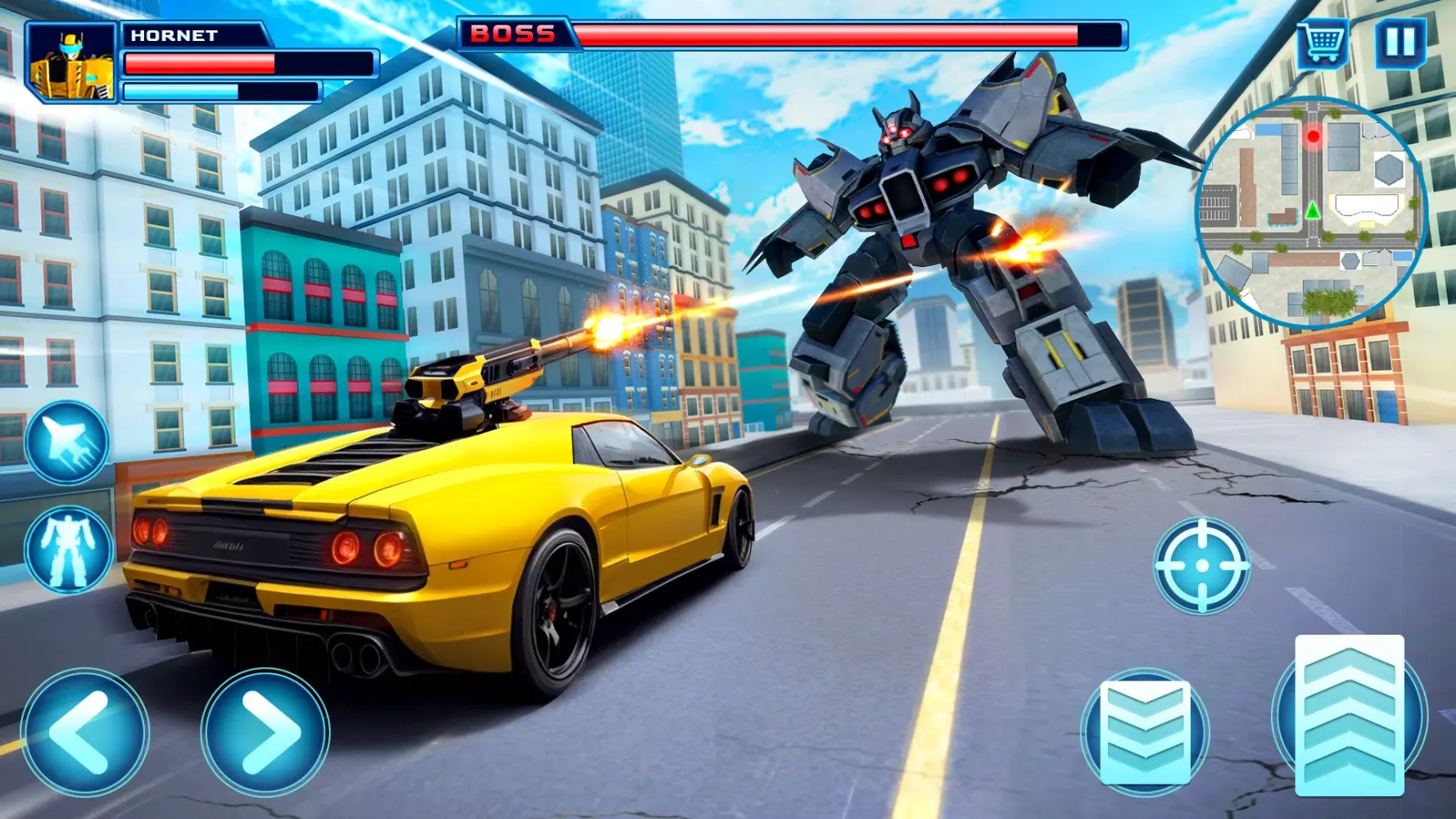 Robot Car Transform Fight Game應用截圖