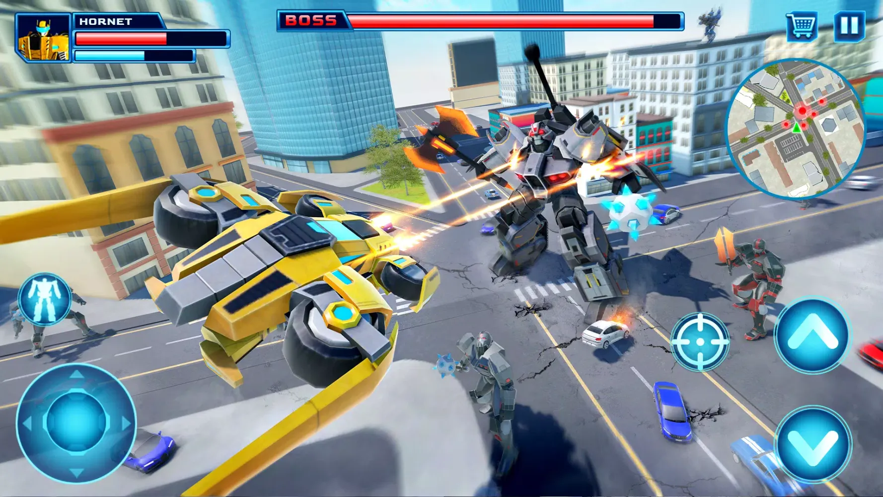 Robot Car Transform Fight Game應用截圖