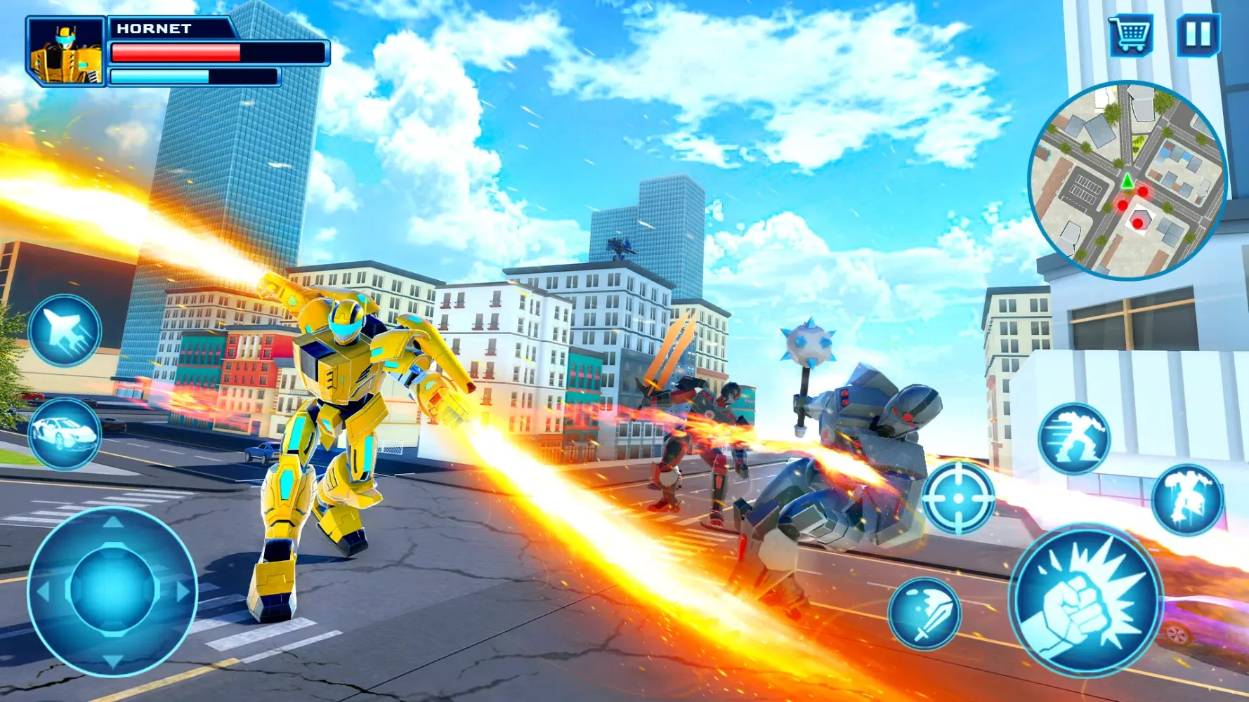 Robot Car Transform Fight Game應用截圖