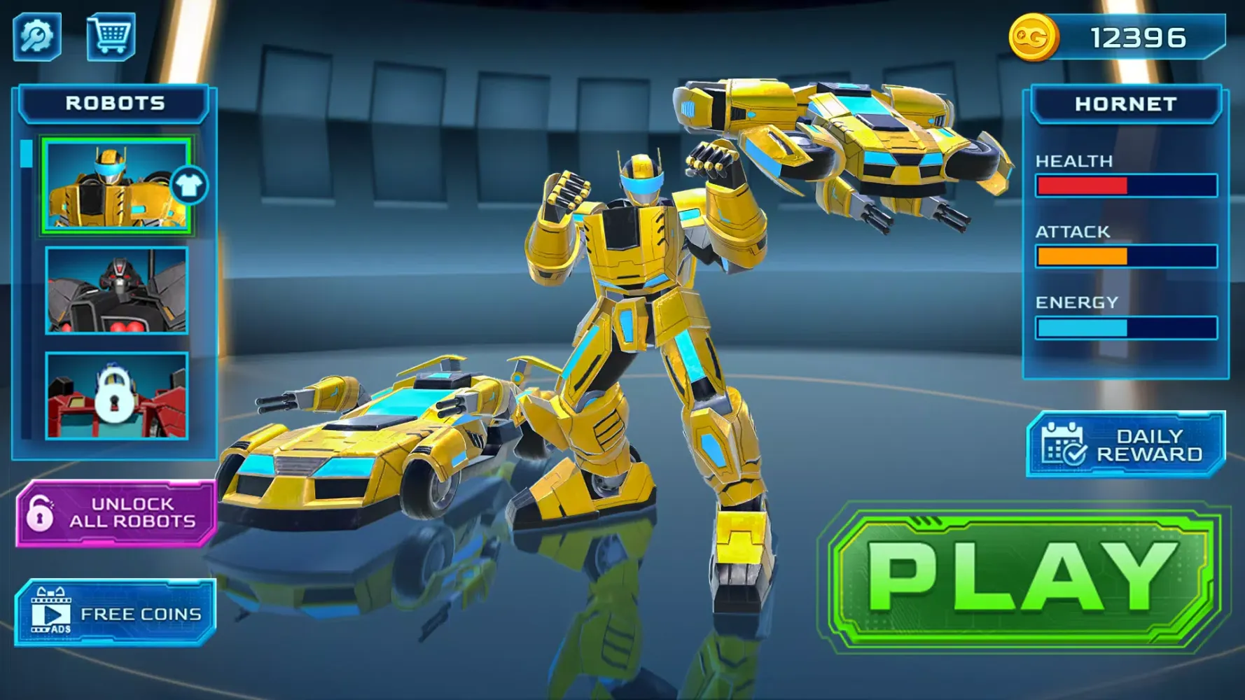 Robot Car Transform Fight Game應用截圖