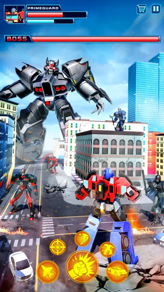 Robot Car Transform Fight Game應用截圖
