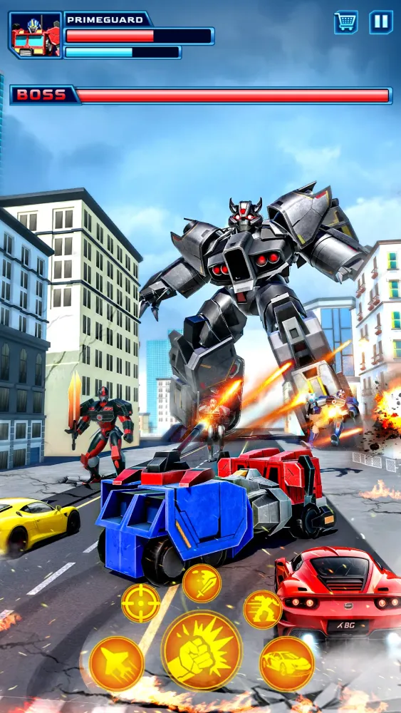 Robot Car Transform Fight Game應用截圖