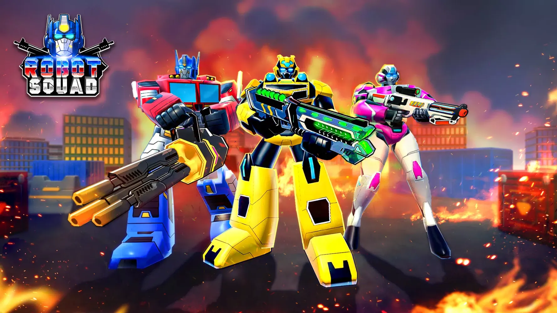 Robot Squad: 3D Shooting Game应用截图