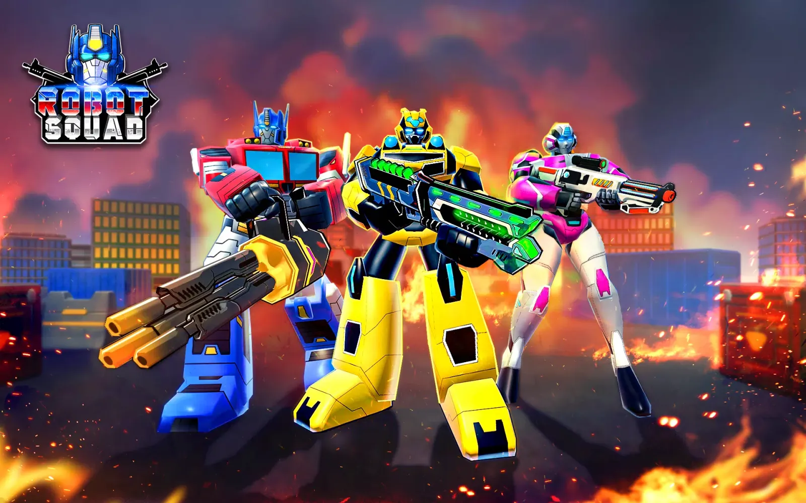 Robot Squad: 3D Shooting Game应用截图