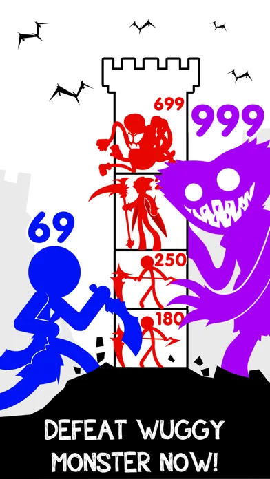 Zrzuty ekranu Wuggy Tower: Hero Castle Wars