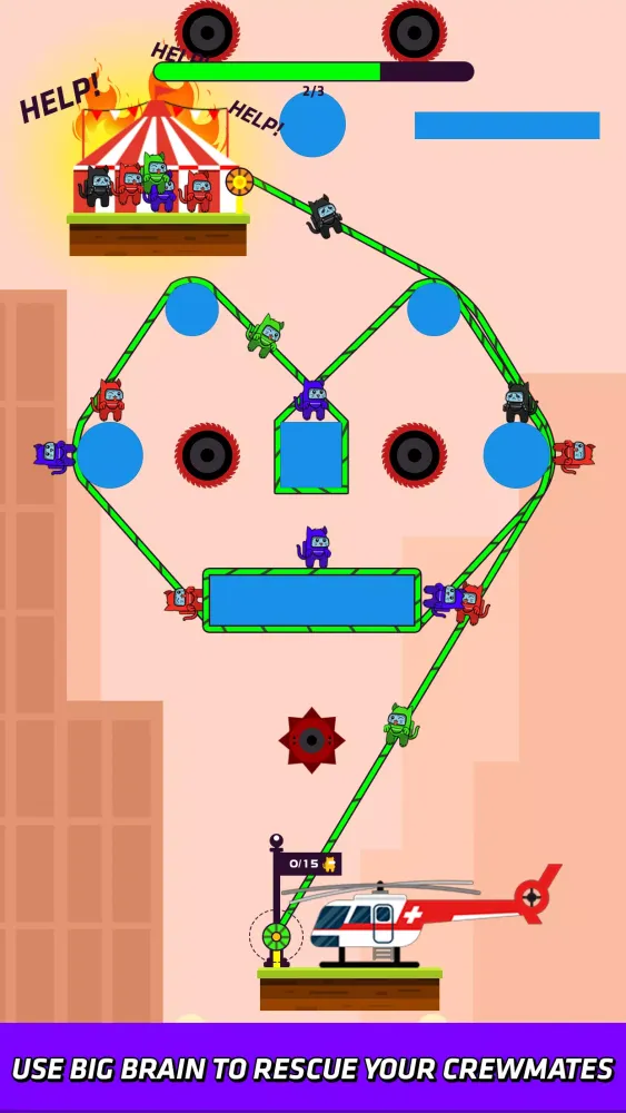 Скриншоты Rope Hero Rescue: Brain Game