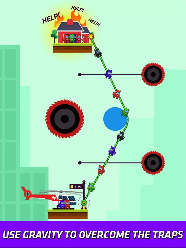 Скриншоты Rope Hero Rescue: Brain Game
