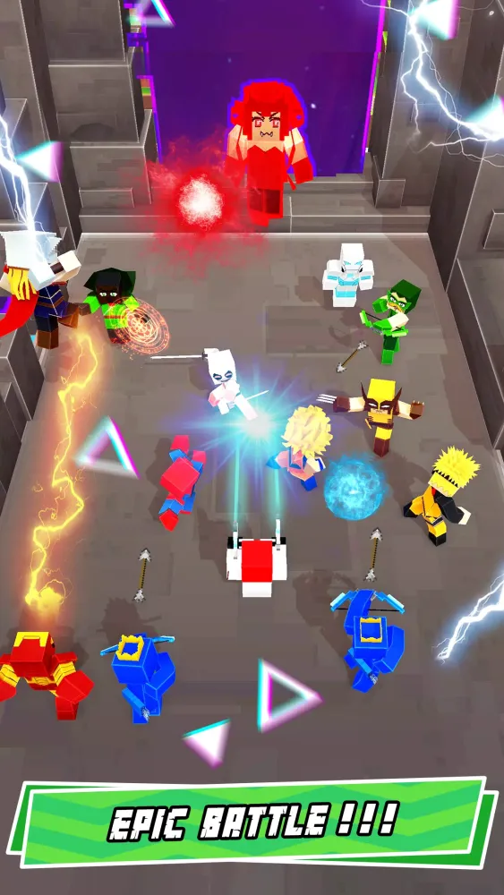 Capturas de tela do Hero Craft 3D: Run & Battle
