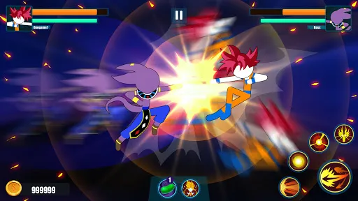 Tangkapan layar Stick Dragon Fight Warrios