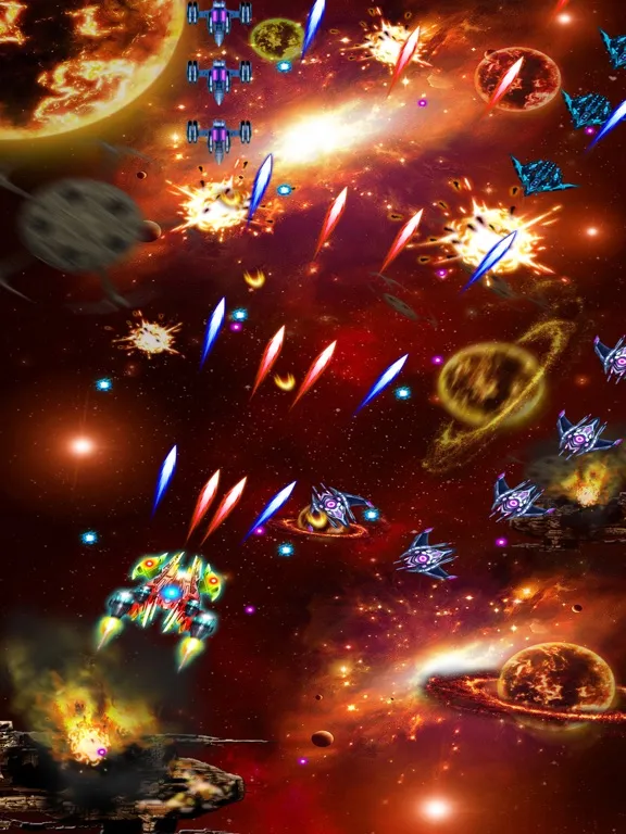 Strike Fighters Galaxy Attack iPad  Screenshots