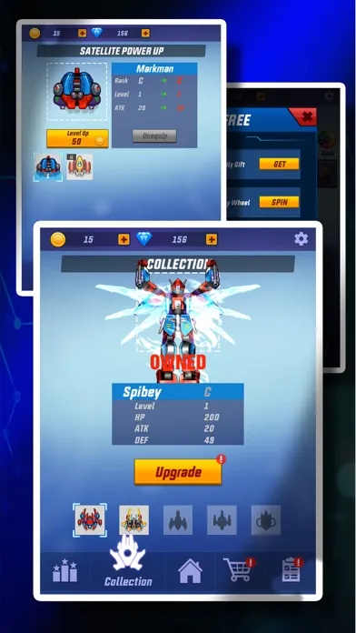 Thunder Fighter Superhero Game Screenshots