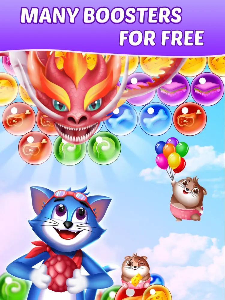 Tomcat Pop: Bubble Shooter Screenshots