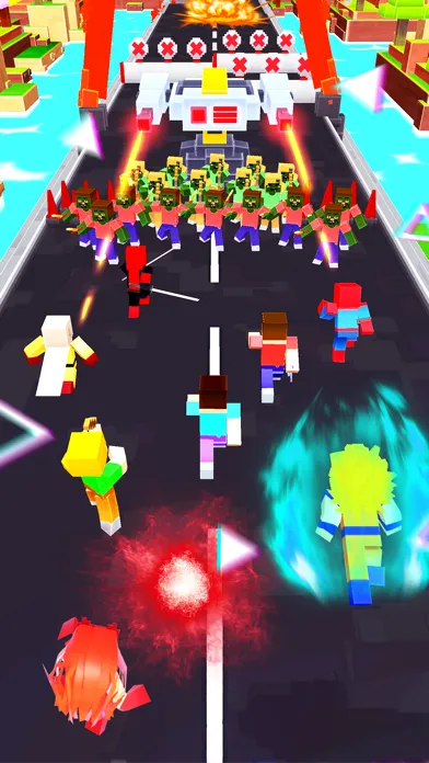 Screenshot di Hero Craft Merge: Run & Battle