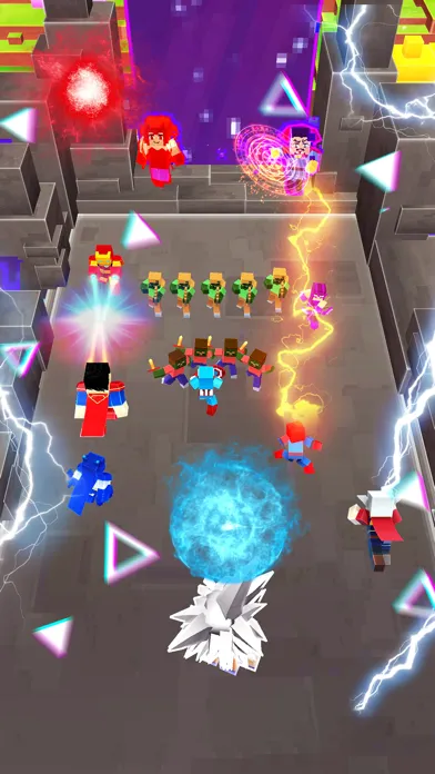 Screenshot di Hero Craft Merge: Run & Battle