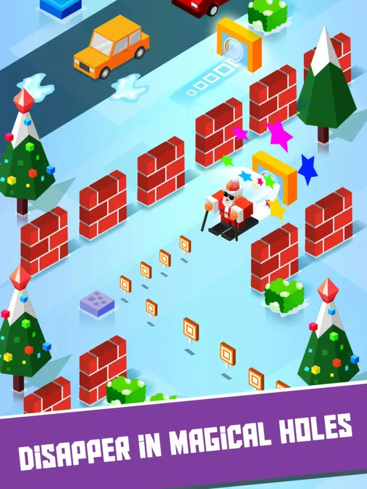 Crossing Santa: Christmas Game iPad 应用截图