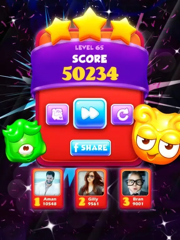 Jelly Beast Blast - Line games iPad 应用截图