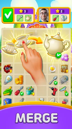 Merge Hotel : Makeover Design Screenshots