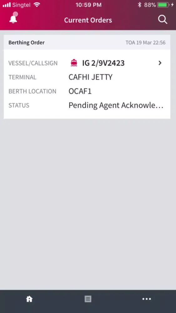 Tangkapan layar HS Agent