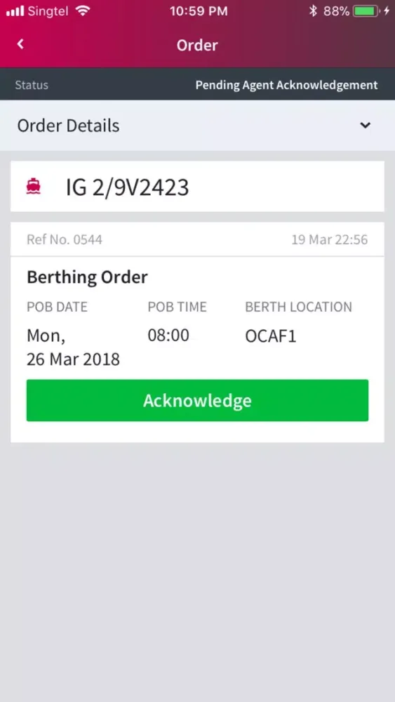 Tangkapan layar HS Agent