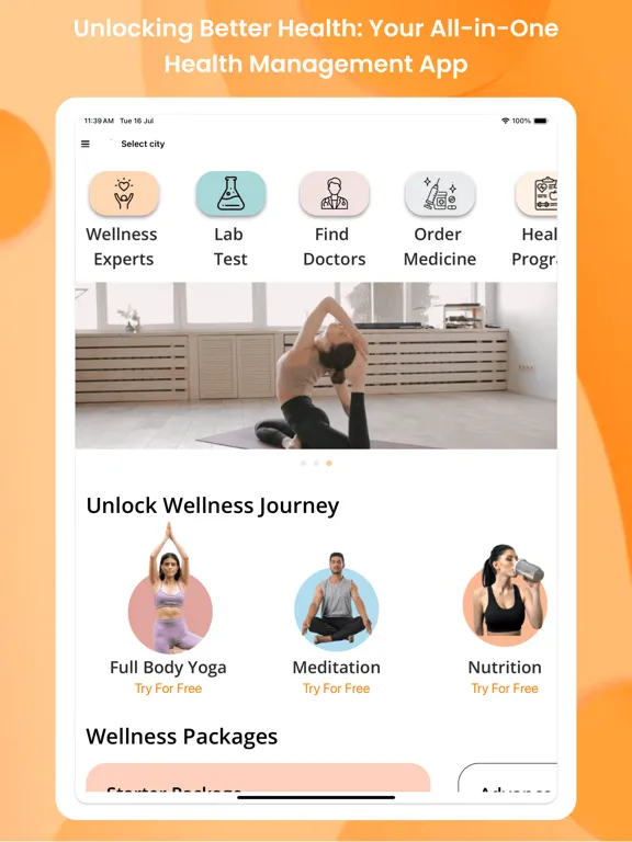 Capturas de tela do ONE HEALTH ASSIST- OHA iPad 