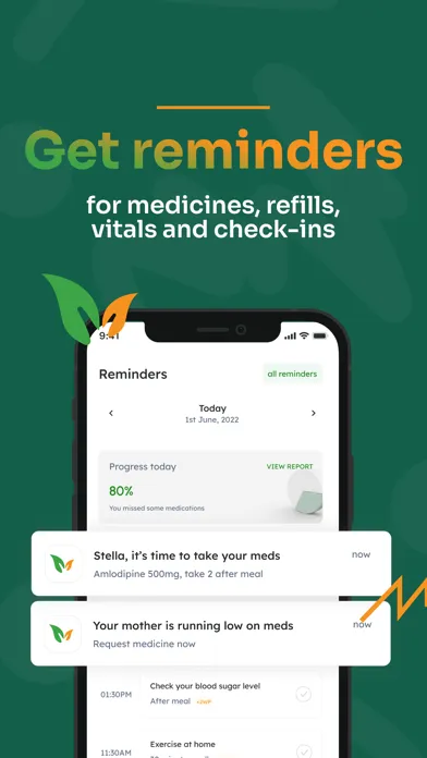 ภาพหน้าจอของ Onewellness: Health Partner