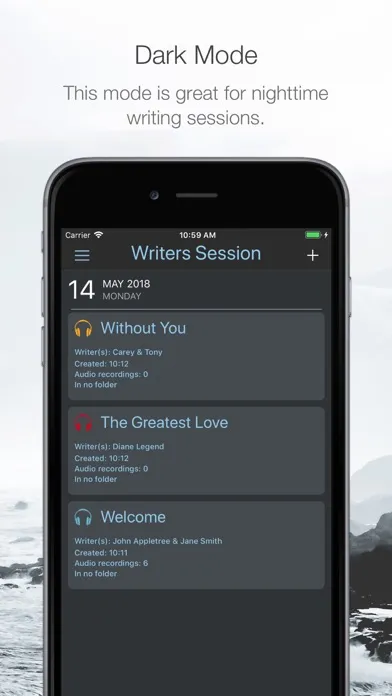 Writers Session سکرین شاٹس