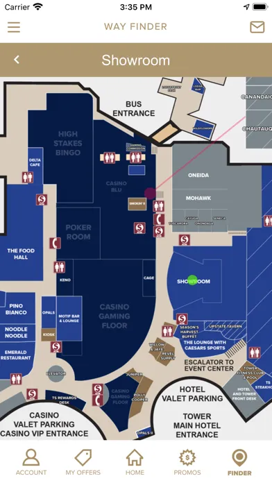 Capturas de tela do Turning Stone Resort Casino