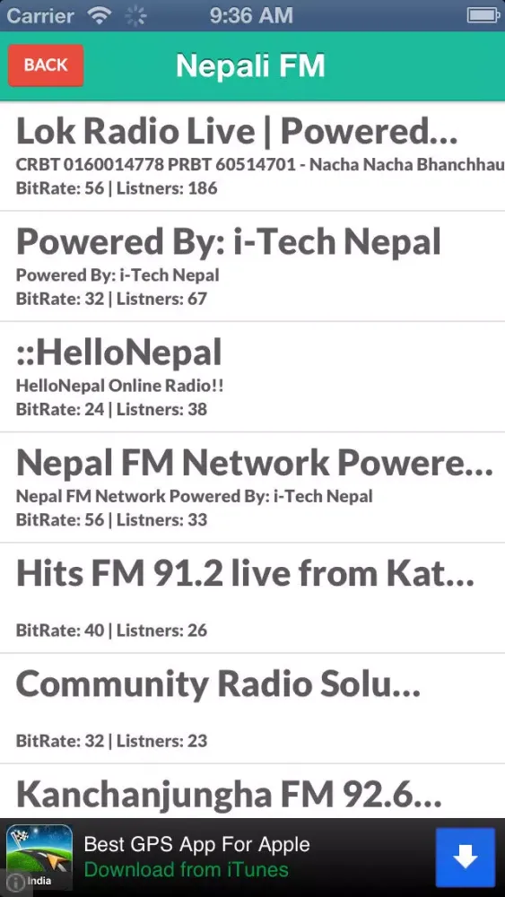 Nepali Radio FM 스크린샷