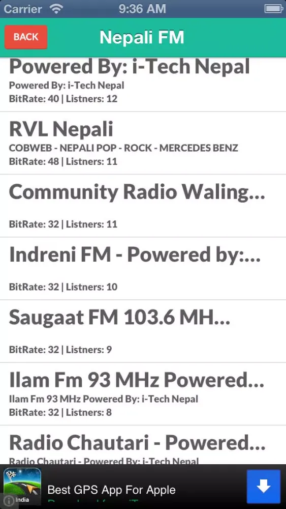 Nepali Radio FM 스크린샷