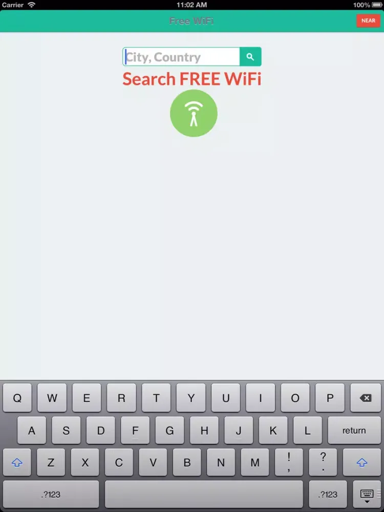A Free WiFi iPad Screenshots