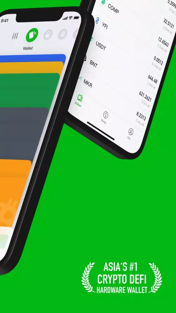 Capturas de tela do OneKey Wallet: Crypto & DeFi