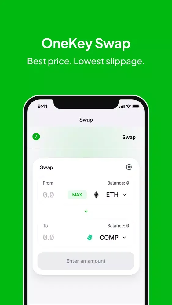 Capturas de tela do OneKey Wallet: Crypto & DeFi